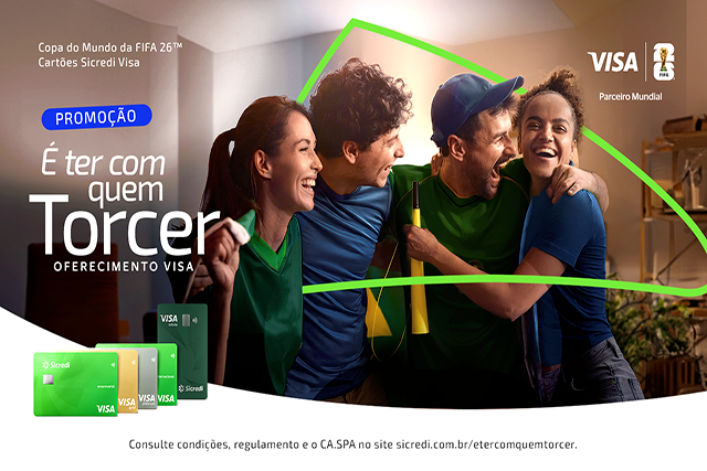 Promoção do Sicredi e Visa, ganham força na reta para a Copa do Mundo da FIFA com prêmios de até R$ 10 mil