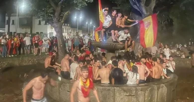Adolescente morre após fonte desabar durante comemoração da Copa