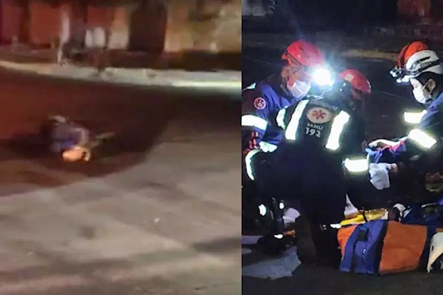 Homem adormece embaixo de carro e é arrastado em Aquidauana